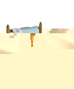 Spiral Cuff Single Duvet Cover Set - Blue