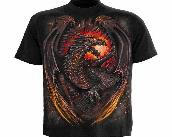 Spiral Dragon Furnace T-Shirt Large