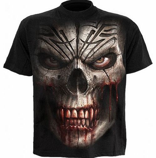 Spiral Skull Shock T-Shirt WM122600