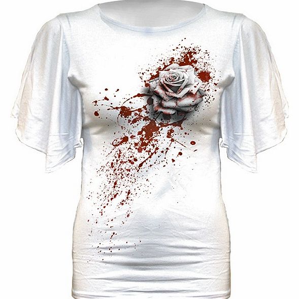 White Rose Latin Boat Neck Top DW199333