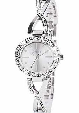 Spirit Ladies Twist Stone Set Watch