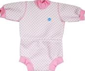 Splash About, 1294[^]253492 Happy Nappy Wetsuit - Pink Gingham