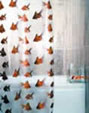 Splash Bathrooms Gold Fish PVC Shower Curtain