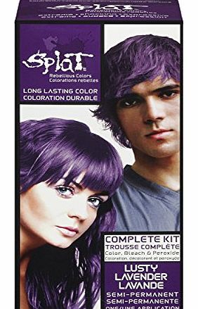 Complete/Semi Permanent Hair Colour Kit Lusty Lavender