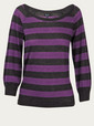splendid knitwear purple grey
