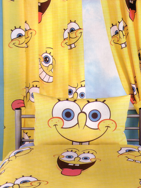 Spongebob Squarepants Expressions Curtains 54 Drop