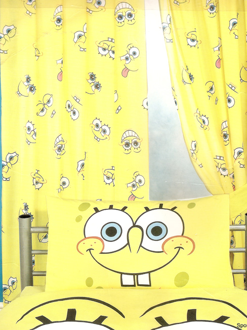 Spongebob Squarepants `miles`Curtains 54 drop