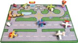AIRPORT PLAYMAT with PLANES - plus FREE Accessories