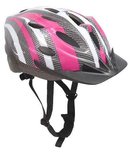 SH515 55-58cm Junior/ Ladies Helmet - Pink/ Silver