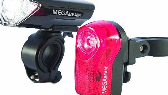 TM) Bicycle Bike 0.5W MegaBeamTM LED Light Set 3 Diode LED Front Lamp amp; 3 Diode Rear CE Approved