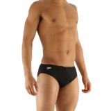 Speedo Endurance Plus 8cm Sportsbrief Swimming Trunks (Black 30`)