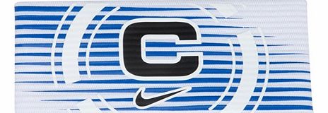 Sportax Nike Captaininchs Arm Band - White/Blue SN.02.430