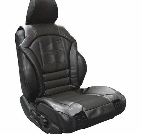 Sportex CU50809 Cushioned Car Seat Cover - Black
