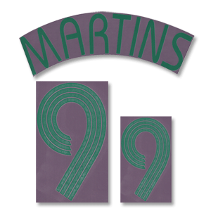 SportingID 06-07 Nigeria Away Martins 9 Name and Number