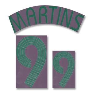 06-07 Nigeria Away Martins 9 Name and Number