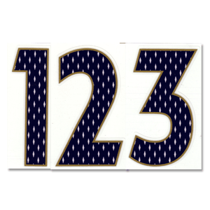 SportingID 06-08 England Away Official Short Numbers