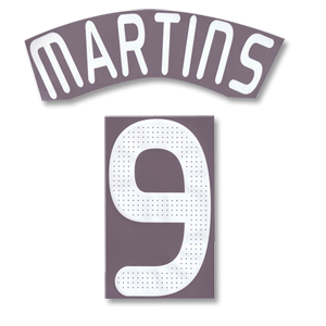 07-09 Nigeria Home Martins 9 Name and Number