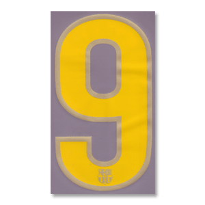 08-10 Barcelona Home Official Back Number 9