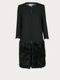 SPORTMAX COATS BLACK 8 UK SPMAX-U-LEMBO