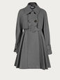 SPORTMAX COATS GREY 8 UK SPMAX-U-LEPANTO