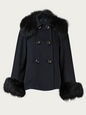 SPORTMAX COATS NAVY 6 UK SPMAX-U-LINZ