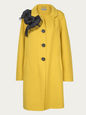 SPORTMAX COATS YELLOW 10 UK SPMAX-U-LOCRI