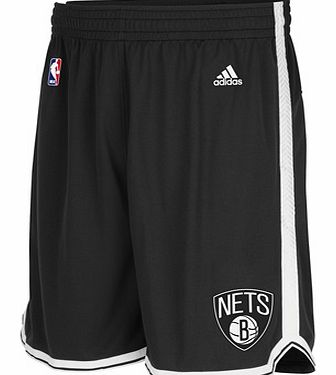 Sports Licensed Division of the adidas Group LLC Brooklyn Nets Road Swingman Shorts - Mens L79227