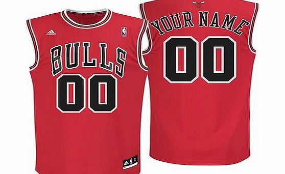 Sports Licensed Division of the adidas Group LLC Chicago Bulls Road Replica Jersey - Custom -
