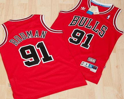 Sports Licensed Division of the adidas Group LLC Chicago Bulls Road Soul Swingman Jersey - Dennis