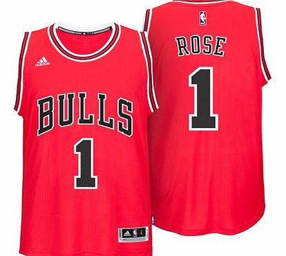 Sports Licensed Division of the adidas Group LLC Chicago Bulls Road Swingman Jersey - Derrick