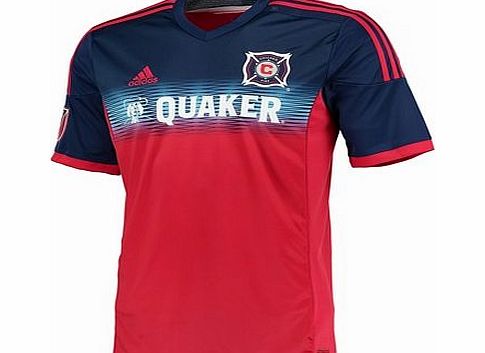 Sports Licensed Division of the adidas Group LLC Chicago Fire Home Shirt 2014/15 2 Tone 7417A-FRD