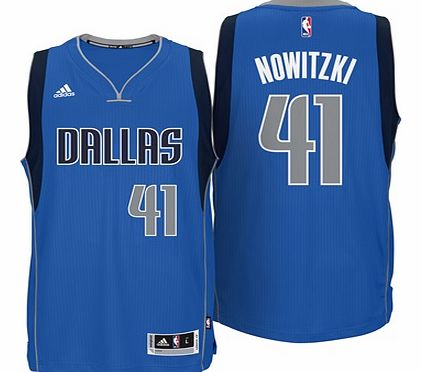 Sports Licensed Division of the adidas Group LLC Dallas Mavericks Road Swingman Jersey - Dirk