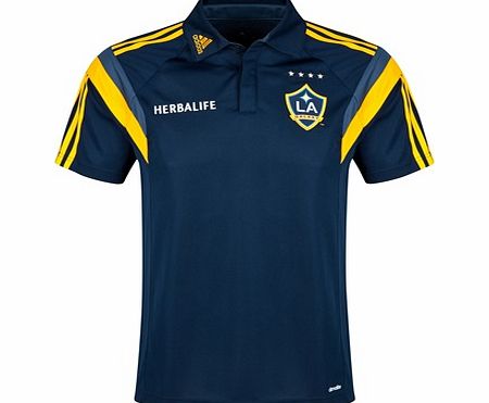 Sports Licensed Division of the adidas Group LLC LA Galaxy Climalite Polo Navy G88096