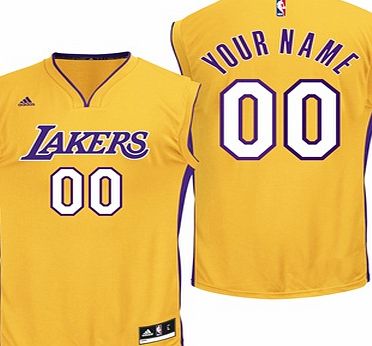 Sports Licensed Division of the adidas Group LLC Los Angeles Lakers Home Replica Jersey - Custom