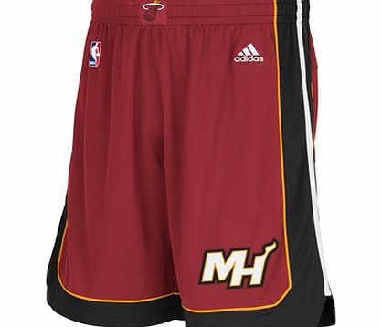 Sports Licensed Division of the adidas Group LLC Miami Heat Alternate Swingman Shorts - Mens