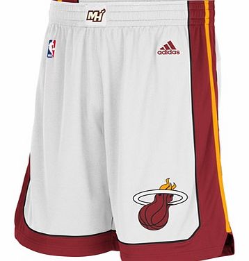 Sports Licensed Division of the adidas Group LLC Miami Heat Home Swingman Shorts - Mens Y32704