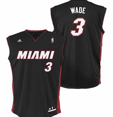 Sports Licensed Division of the adidas Group LLC Miami Heat Road Replica Jersey - Dwayne Wade -