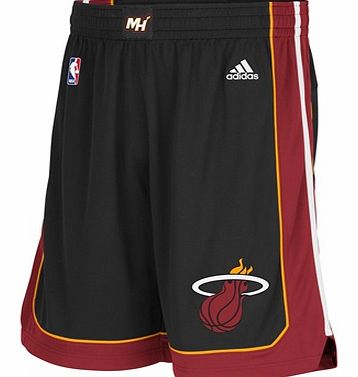 Sports Licensed Division of the adidas Group LLC Miami Heat Road Swingman Shorts - Mens