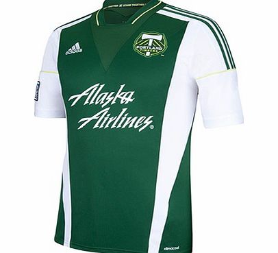 Sports Licensed Division of the adidas Group LLC Portland Timbers Home Shirt 2013/14 Green Z07480