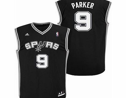 Sports Licensed Division of the adidas Group LLC San Antonio Spurs Road Replica Jersey - Tony
