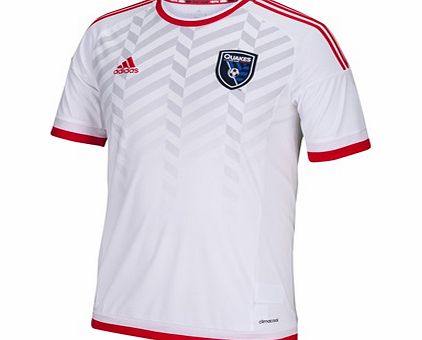 Sports Licensed Division of the adidas Group LLC San Jose Earthquakes Away Shirt 2015 7417A-SJC