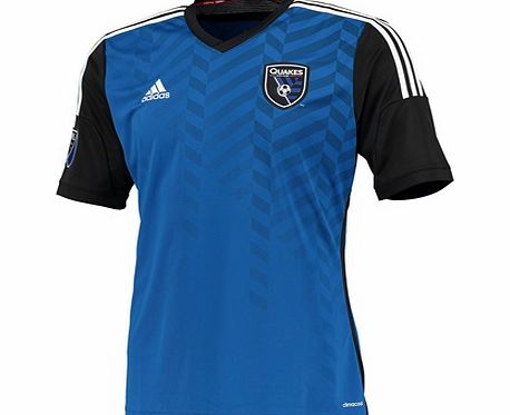 Sports Licensed Division of the adidas Group LLC San Jose Earthquakes Home Shirt 2014/15 Blue