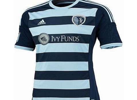 Sports Licensed Division of the adidas Group LLC Sporting Kansas City Away Shirt 2014/15 Blue