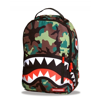 Sprayground Camo Shark Backpack