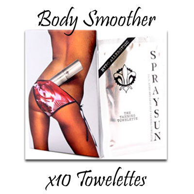 Spraysun Body Smoother towelettes 10 BODY