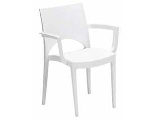 Spring polypropylene bistro armchair