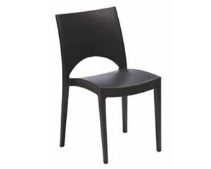 Spring polypropylene bistro chair