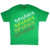 Spunky `Fade` Mens T-Shirt - Green