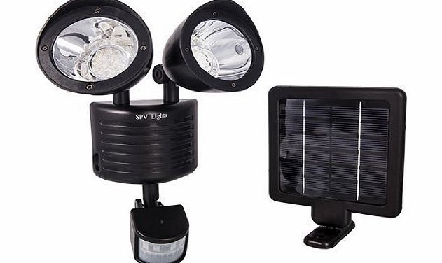 SPV Lights 22 LED Solar Security Light / Solar Powered PIR Utility Light by SPV Lights: The Solar Lights amp; Lighting Specialists