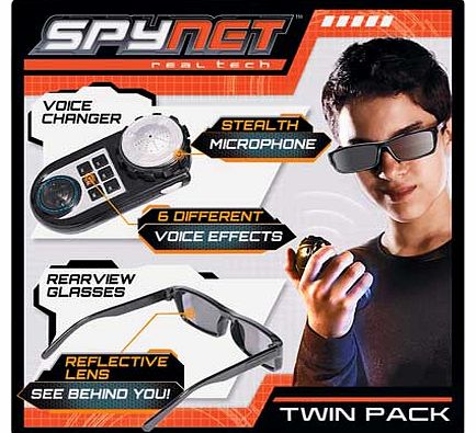 SpyNet Voice Changer and Rear View Glasses